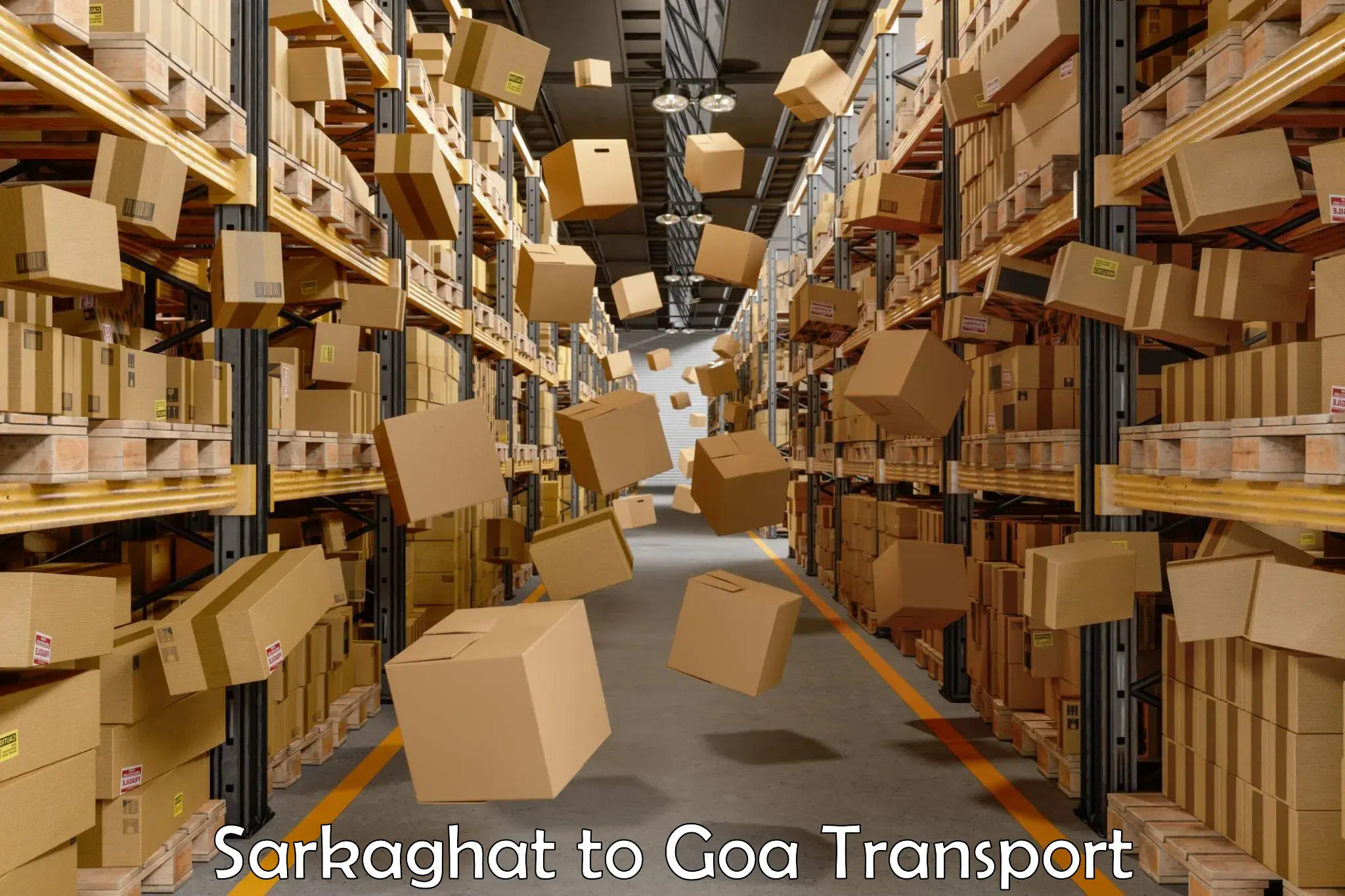 Domestic goods transportation services Sarkaghat to Margao
