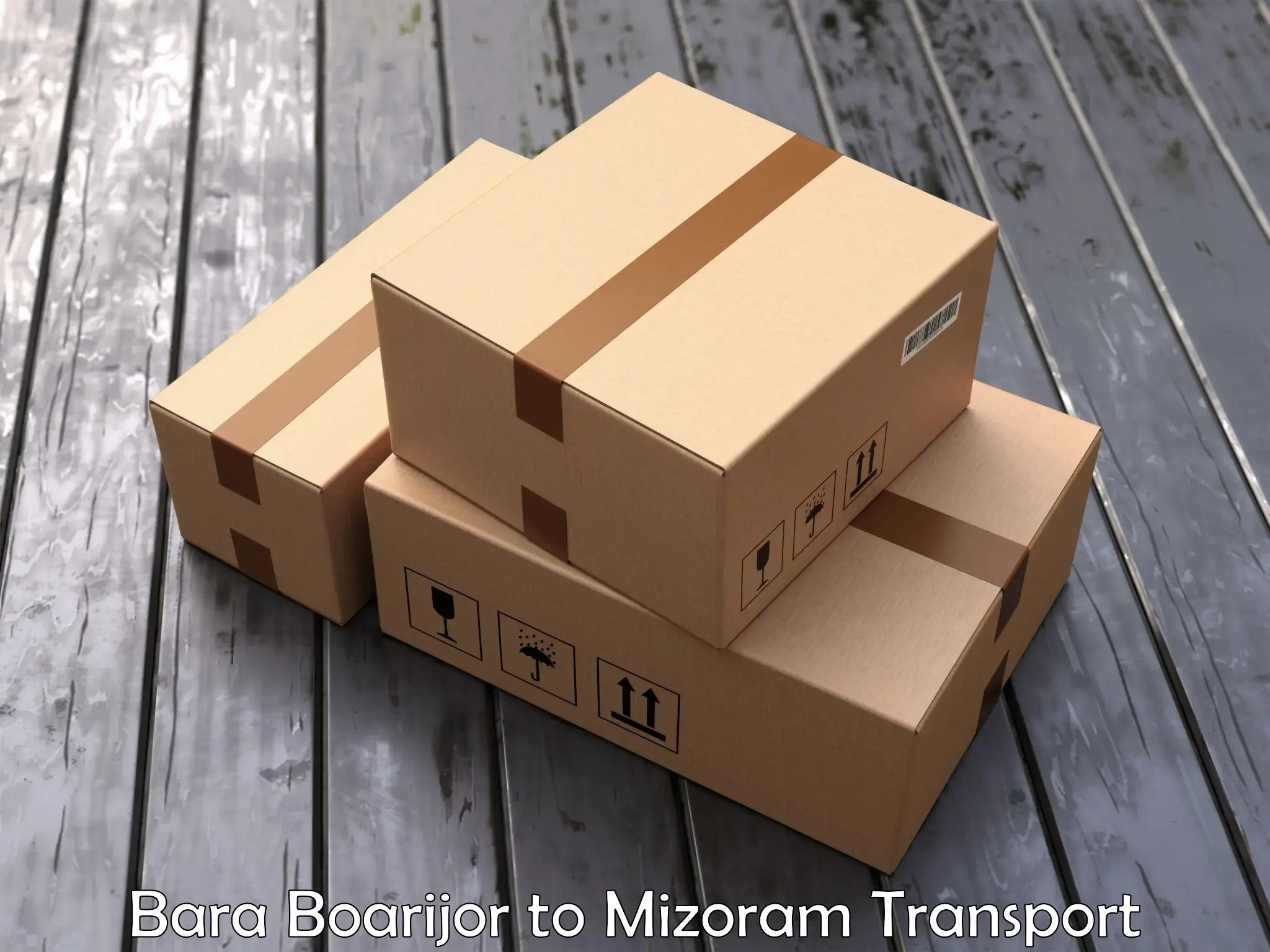 Pick up transport service Bara Boarijor to Mizoram