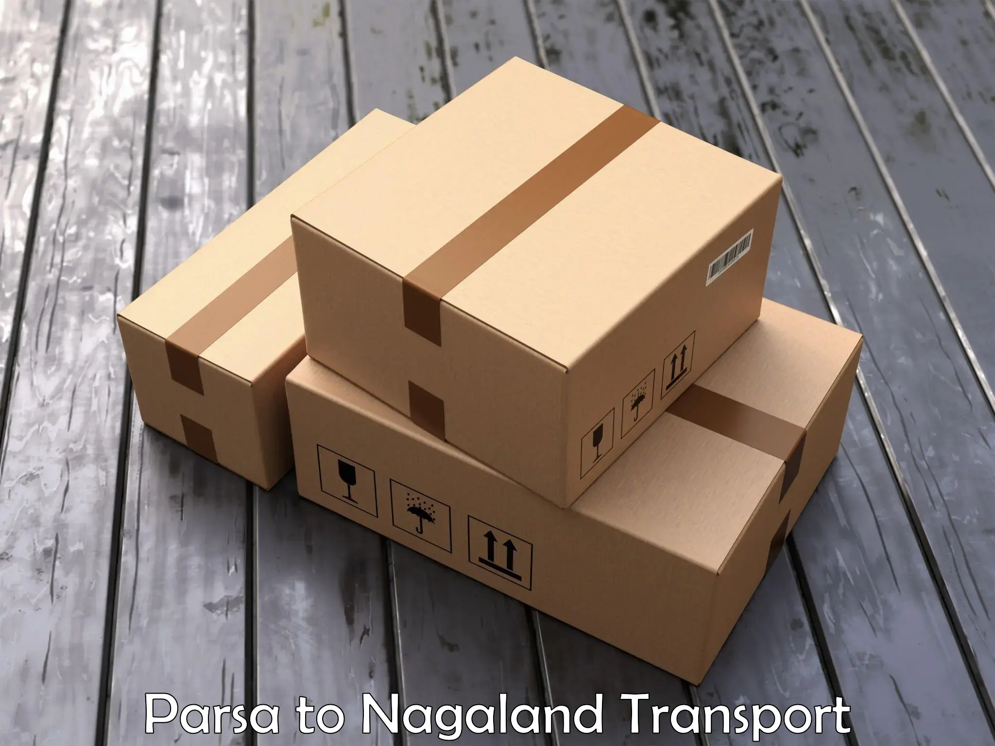 Two wheeler parcel service Parsa to Dimapur