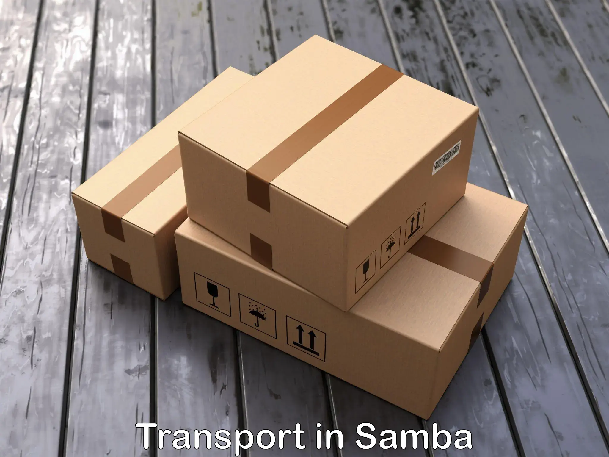 Two wheeler parcel service in Samba