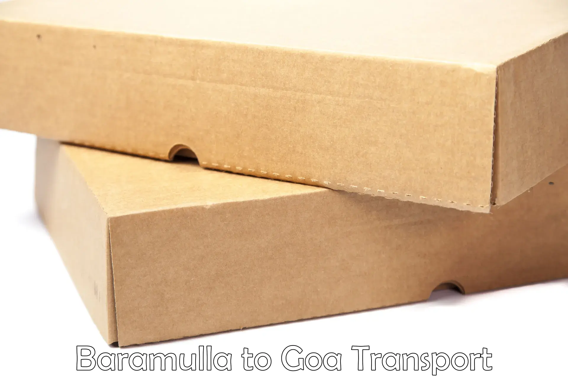 Luggage transport services Baramulla to Canacona