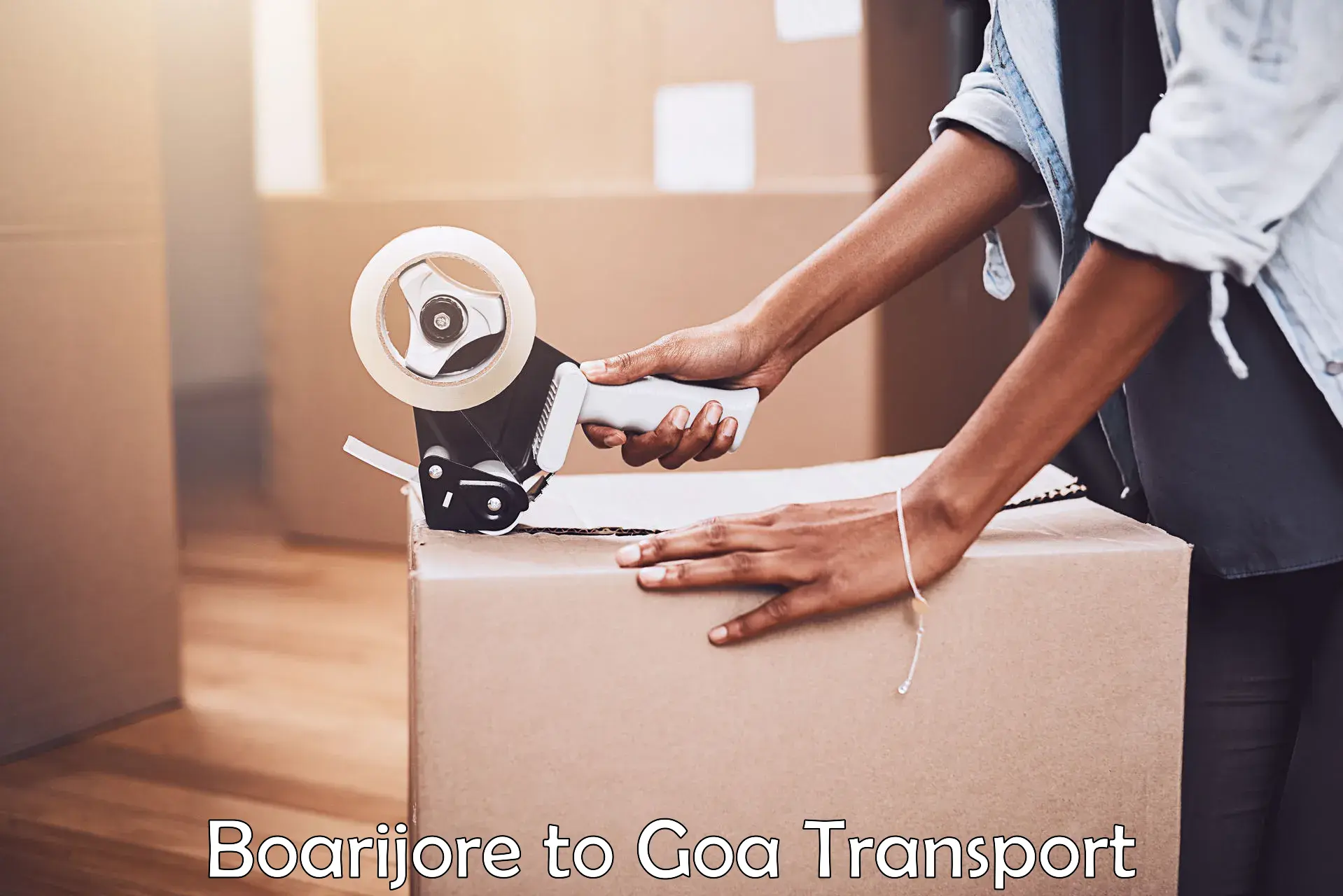 Online transport booking Boarijore to Goa