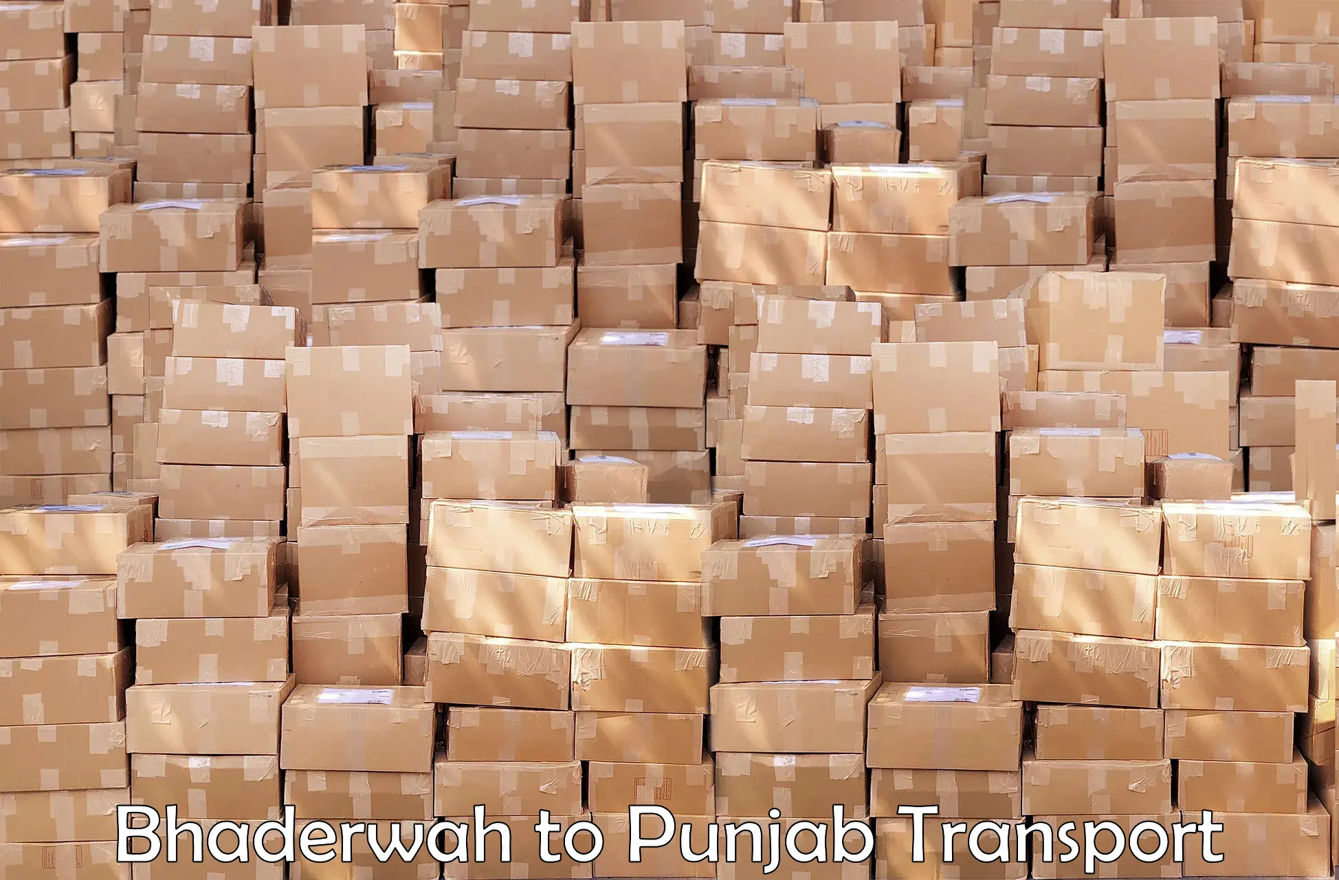 Truck transport companies in India Bhaderwah to Amritsar