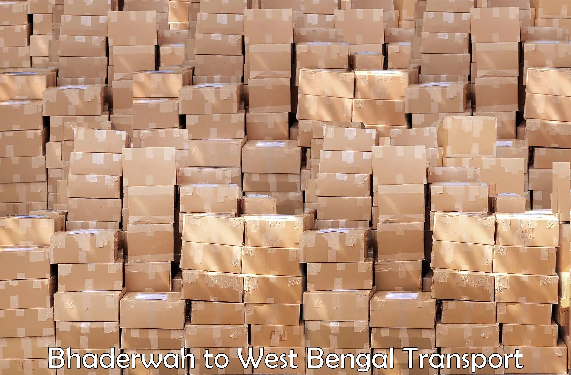 Daily parcel service transport in Bhaderwah to West Bengal