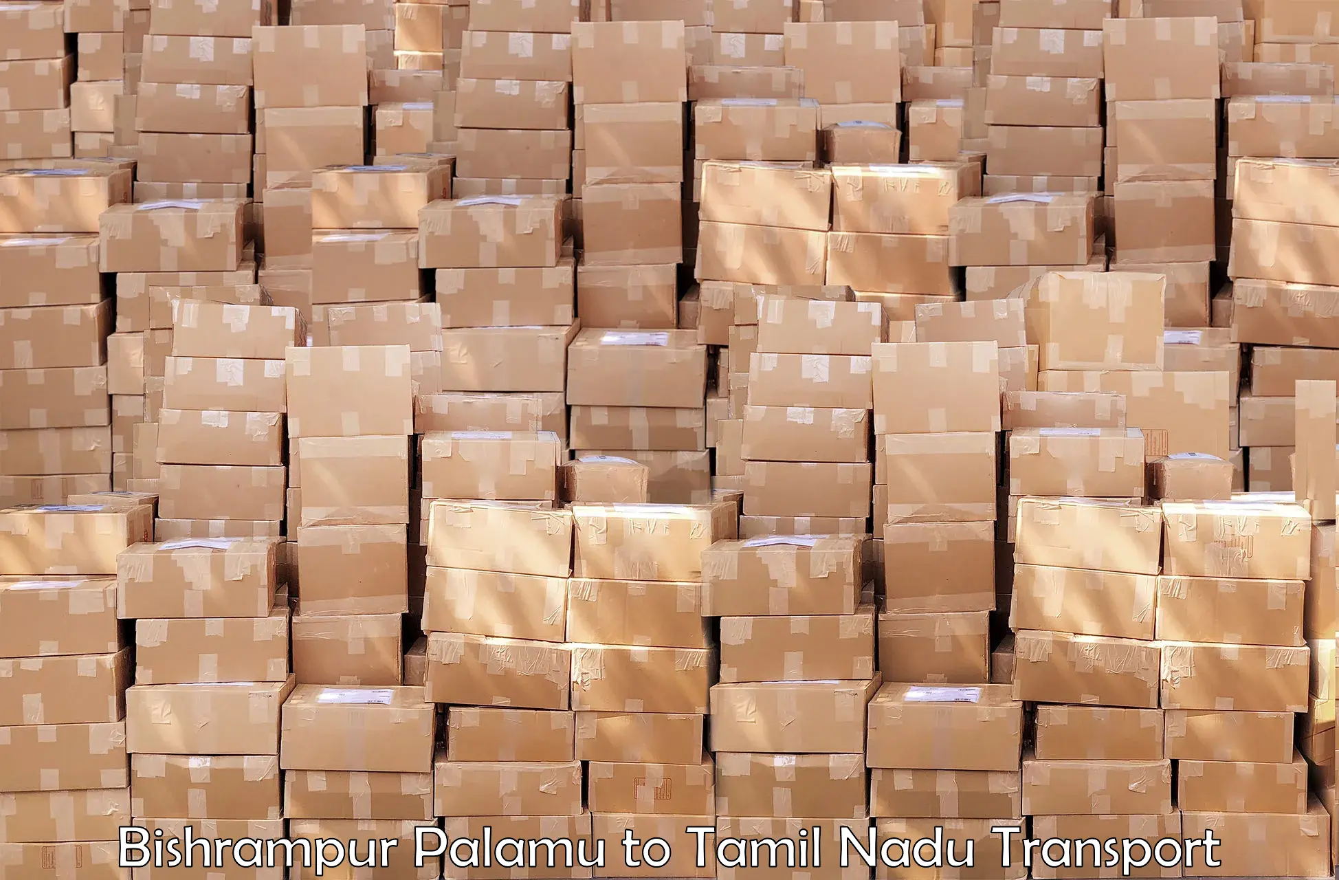 Two wheeler parcel service Bishrampur Palamu to Maharajapuram