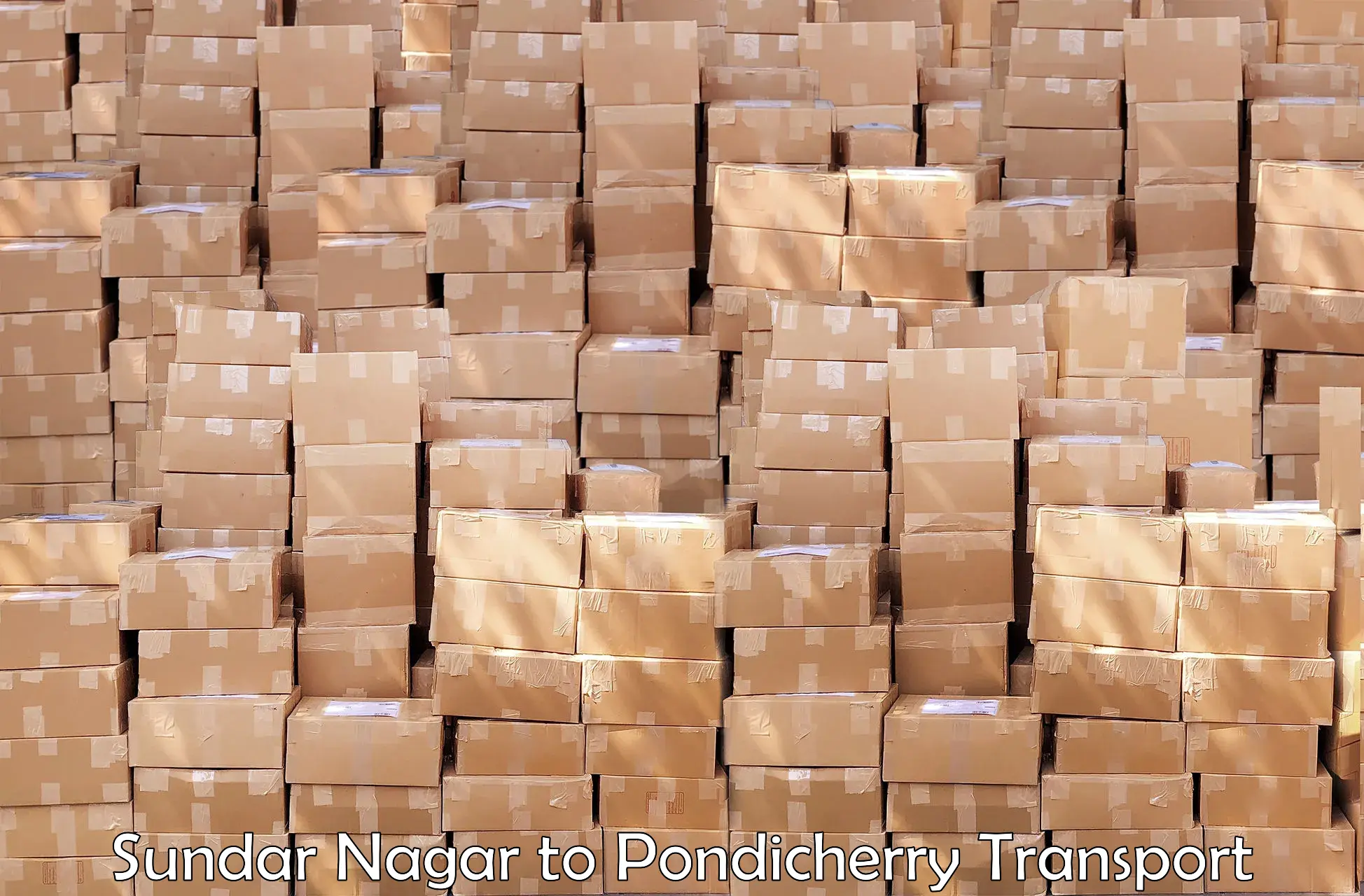 Package delivery services Sundar Nagar to Pondicherry University