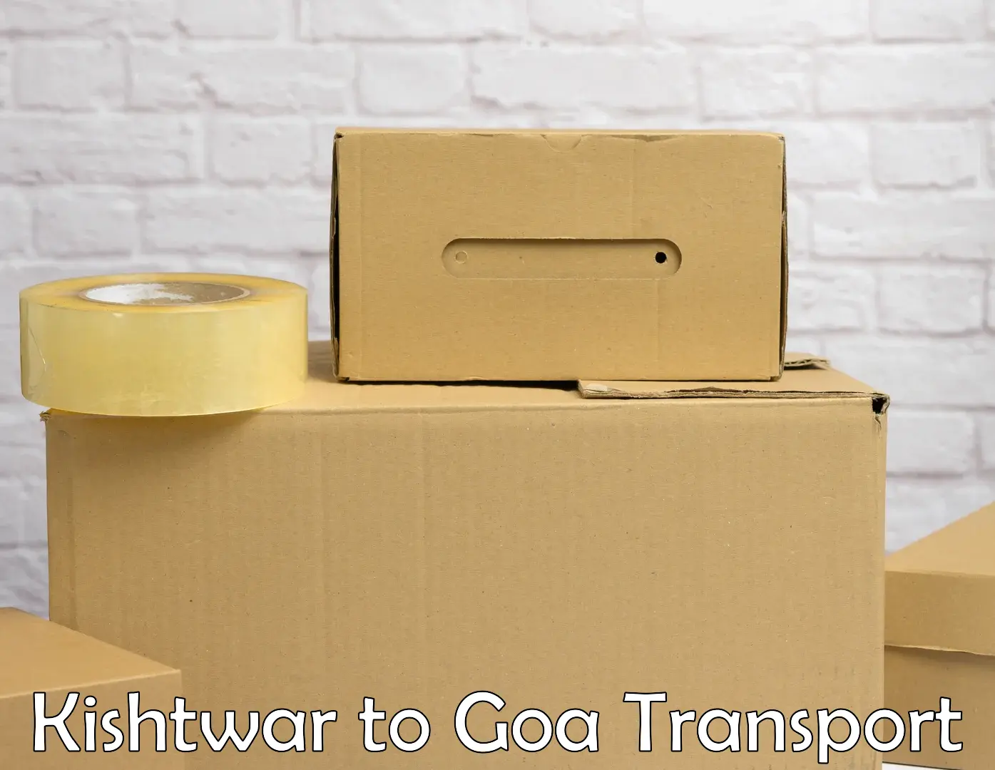 Transport shared services Kishtwar to Goa
