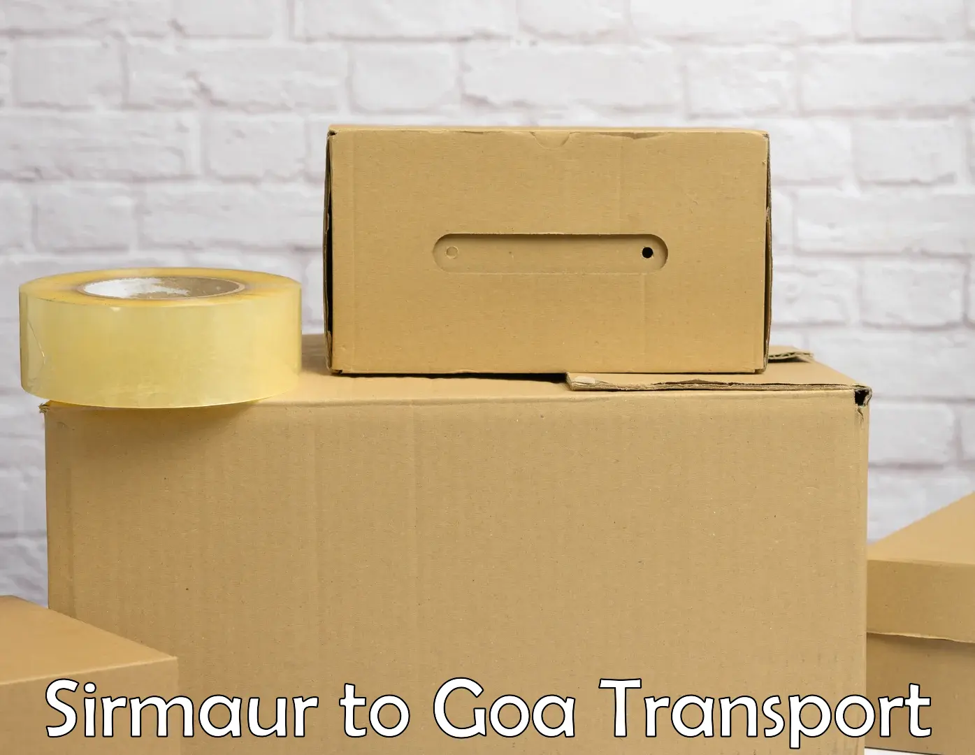 Delivery service Sirmaur to Goa University
