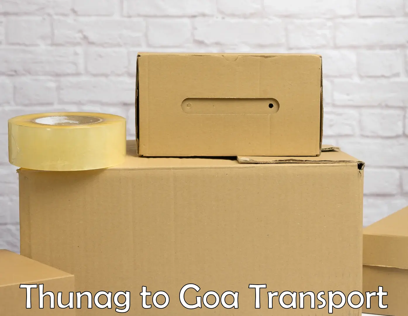 Vehicle courier services Thunag to Panaji